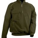 sweat polaire hydrofuge col zip workwear. 100% polyester 340 g/m² + membrane cofratex. en iso 13688. ts À 4xl - vert fonce