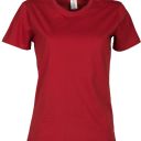 tee-shirt femme 150 manches courtes. 100% coton, 150 g/m². txs À xl - bordeaux