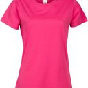 tee-shirt femme 150 manches courtes. 100% coton, 150 g/m². txs À xl - fushia