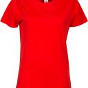 tee-shirt femme 150 manches courtes. 100% coton, 150 g/m². txs À xl - rouge