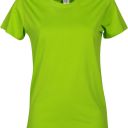 tee-shirt femme 150 manches courtes. 100% coton, 150 g/m². txs À xl - vert acide