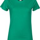 tee-shirt femme 150 manches courtes. 100% coton, 150 g/m². txs À xl - vert emeraude