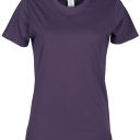 tee-shirt femme 150 manches courtes. 100% coton, 150 g/m². txs À xl - violet indigo