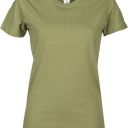 tee-shirt femme 150 manches courtes. 100% coton, 150 g/m². txs À xl - vert arme