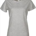 tee-shirt femme 190 manches courtes. 100% coton, 190 g/m². txs À xl - heather grey