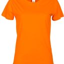 tee-shirt femme 190 manches courtes. 100% coton, 190 g/m². txs À xl - orange