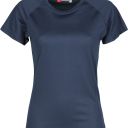 tee­shirt femme 150 manches courtes drytech. 100% polyester drytech, 150 g/m². ts À xl - marine