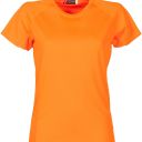 tee­shirt femme 150 manches courtes drytech. 100% polyester drytech, 150 g/m². ts À xl - orange fluo