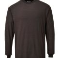 TEE-SHIRT MANCHES LONGUES FR IGNIFUGE ANTI-FLAMME ATEX ARC ELECTRIQUE. TAILLE S A 3XL - GRIS