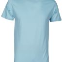 tee-shirt homme 190 manches courtes. 100% coton, 190 g/m². ts À 3xl - bleu ciel