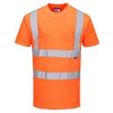 tee-shirt haute visibilite manches courtes. 100% polyester, 150 g/m². en 13758-2, en iso 13688, en iso 471 cl2. txs À 5xl - orange fluo