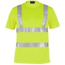tee-shirt homme haute visibilite flashvision manches courtes. 100% polyester drytech, 150 g/m². en iso 13688, en iso 471 cl2. ts À 5xl - jaune