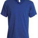 tee-shirt homme 150 col v manches courtes. 100% coton, 150 g/m². ts À 3xl - bleu royal