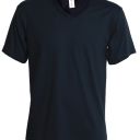 tee-shirt homme 150 col v manches courtes. 100% coton, 150 g/m². ts À 3xl - marine