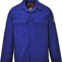 veste de travail ignifugee anti-flamme soudeur. ts a 3xl - bleu royal