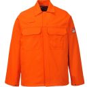 veste de travail ignifugee anti-flamme soudeur. ts a 3xl - orange