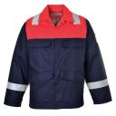 veste de travail multirisques atex reflect 350. taille s a 4xl - marine/rouge