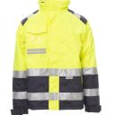 veste homme matelassee haute visibilite imper/respirant froid negatif flashvision. 100% polyester, 190 g/m². en iso 13688, en iso 471 cl. ts À 5xl - jaune/marine