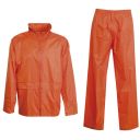 ensemble de pluie unisexe normandie souple et etanche. 100% polyester / pu, 170 g/m² - tm a xxl - orange fluo