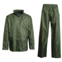 ensemble de pluie unisexe normandie souple et etanche. 100% polyester / pu, 170 g/m² - tm a xxl - vert