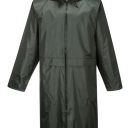 manteau de pluie unisexe bretagne souple et etanche. 100% polyester / pu, 210 g/m² - ts a 3xl - vert