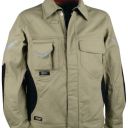 blouson multi-saisons workwear. coton / polyester 290 g/m². en iso 13688. t42 À 62 - beige