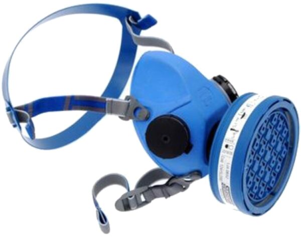DEMI-MASQUE A CARTOUCHE POLYVALENT RACCORD PAS DIN 40 MM