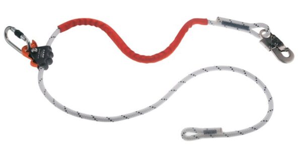 LONGE DE MAINTIEN AU TRAVAIL, LONG 2 M. ROPE ADJUSTER HOOK. EN358