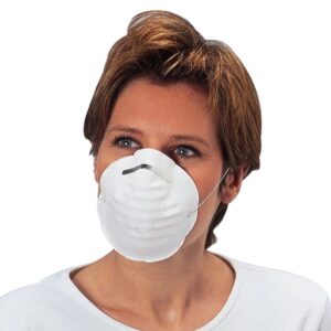 DEMI-MASQUE PAPIER D'HYGIENE NON TISSE BLANC (BOITE DE 50)