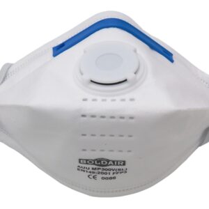 DEMI-MASQUE PLIABLE FILTRANT SOLIDES/LIQUIDES AVEC VALVE FFP3SL (BOÎTE DE 20)