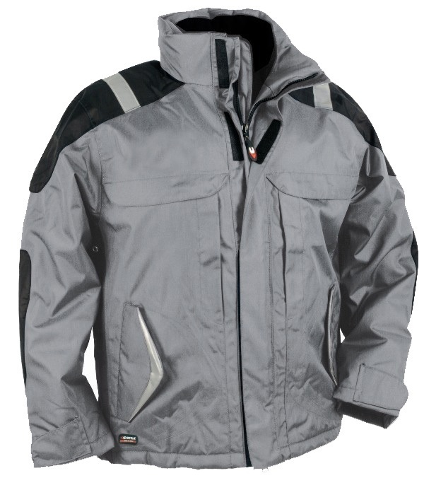 VESTE WINTER WORKWEAR, 100% POLYESTER/PU 200 G/M². EN ISO 13688, EN 343. T42 À 62 - GRIS