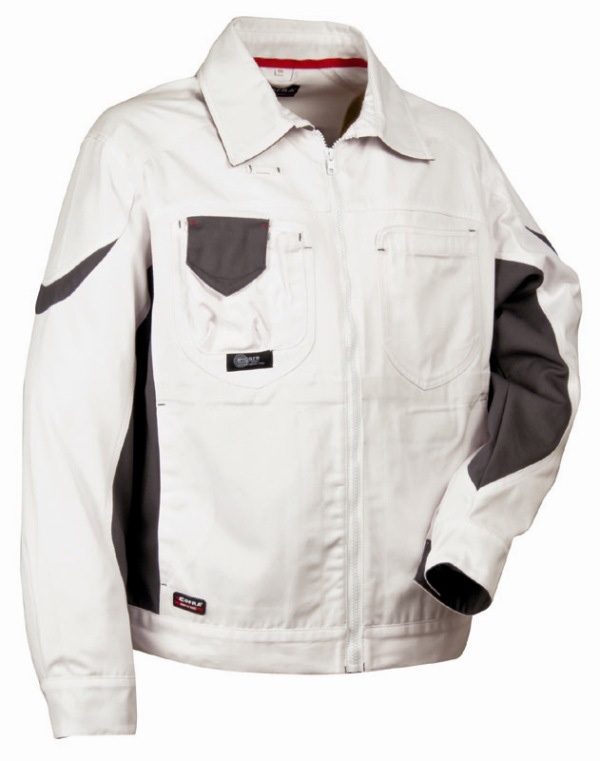 BLOUSON PAINTER X-BARRIER HYDRO/OLEOFUGE ANTI-TACHE. POLYESTER / COTON. EN 13688 300 G/M². T42 À 62 - BLANC/GRIS