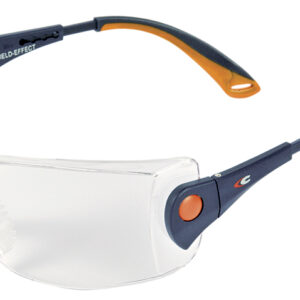 LUNETTES BRANCHES ET ECRAN POLYCARBONATE INCOLORE AJUSTABLES