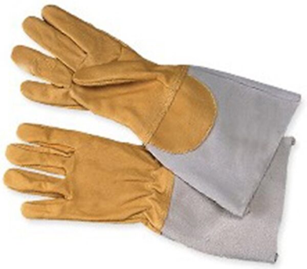 GANT CUIR, ANTI-COUPURE, ANTI-PIQURE, FLEUR DE BOVIN HYDROFUGE IGNIFUGE, SAPEURS POMPIERS 250°C, T6 A 11