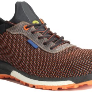 TENNIS DE SECURITE MIXTE, RUNNING NOIR/ORANGE, ULTRA-SOUPLE, METAL FREE, ESD, HRO - CE EN ISO 20345 S3 SRC ESD