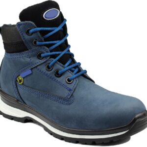 CHAUSSURE DE SECURITE MIXTE, TOUT TERRAIN BLEU HAUT TIMBER ULTRA-CONFORT - CE EN ISO 20345 S3 SRC ESD