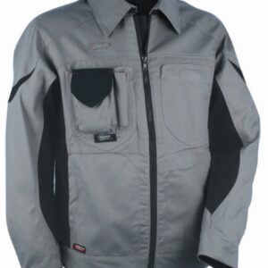 BLOUSON MULTI-SAISONS WORKWEAR. COTON / POLYESTER 290 G/M². EN ISO 13688. T42 À 62 - GRIS
