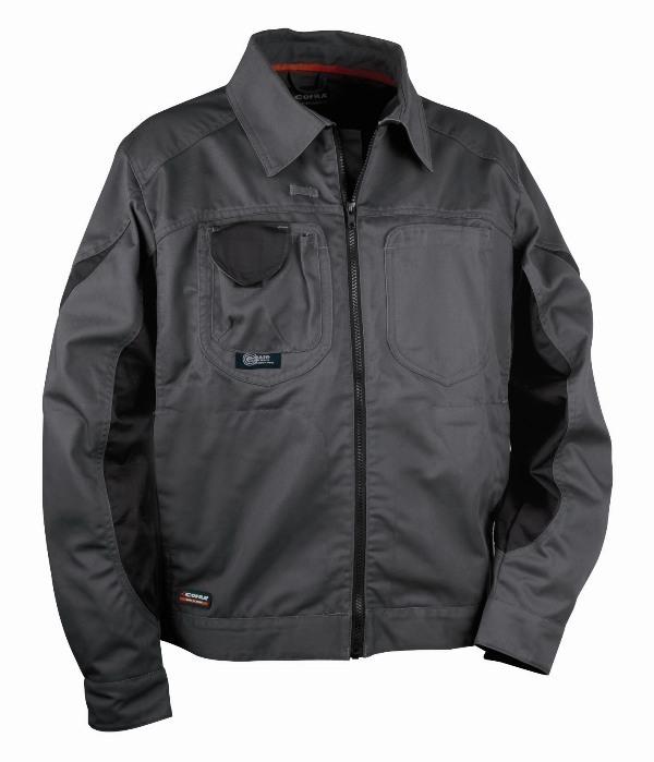 BLOUSON MULTI-SAISONS WORKWEAR. COTON / POLYESTER 290 G/M². EN ISO 13688. T42 À 62 - GRIS FONCE