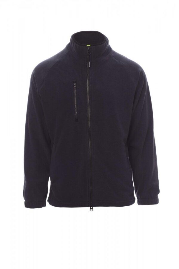 BLOUSON POLAIRE TECH-LINE HOMME CHAUD / RESPIRANT. 100% POLYESTER, 280 G/M² - TS A 5XL - MARINE