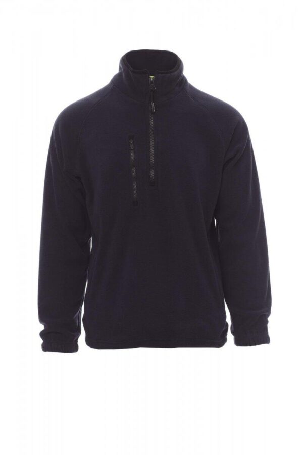 SWEAT POLAIRE TECH-LINE UNISEXE COL ZIP CHAUD / RESPIRANT. 100% POLYESTER, 280 G/M² - TXS A 5XL - MARINE
