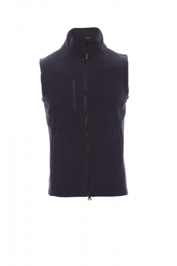 GILET POLAIRE HOMME CHAUD / RESPIRANT. 100% POLYESTER, 280 G/M². TS à 3XL - MARINE