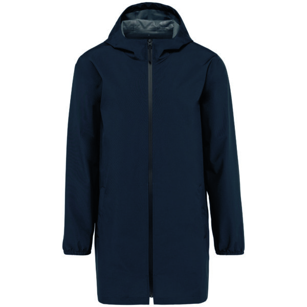 VESTE LONGUE IMPERMÉABLE ET RESPIRANTE CONCUE EN MATIERE RECYCLEE - 100G/M² - TAILLE XS A 4XL - MARINE