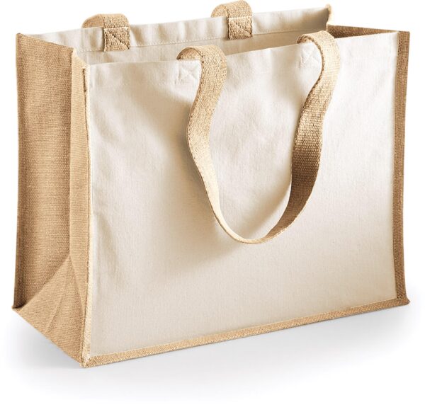 SAC CABAS CLASSIQUE EN JUTE RESISTANTE ET ECOLOGIQUE