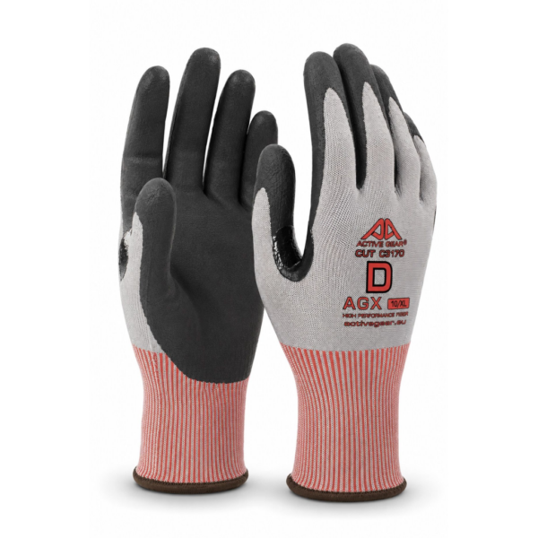 GANT ANTICOUPURE D AG.XFiber/ NYLON / SPANDEX - ENDUCTION MICROMOUSSE DE NITRILE - RENFORT POUCE INDEX - JAUGE 15 - TAILLE 6 A 11 -