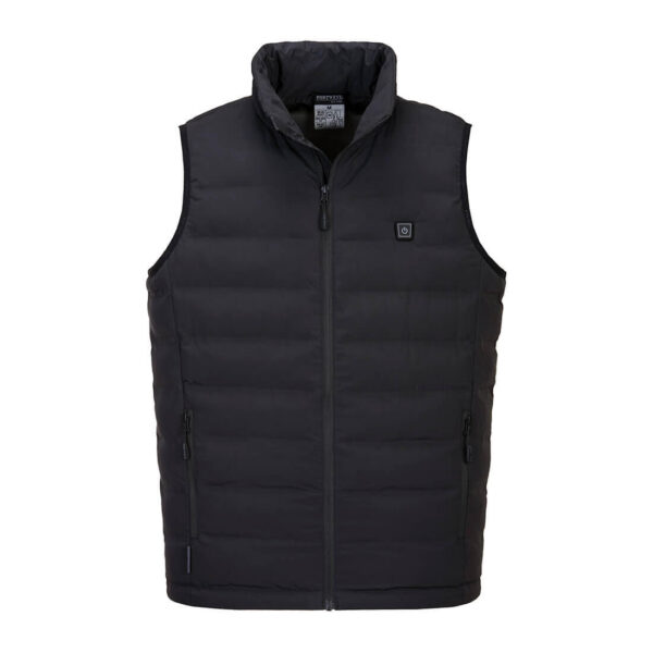 GILET DOUDOUNE UNISEXE CHAUFFANTE. POLYESTER / INSULATEX, 380 G/M² TS A 3XL - NOIR