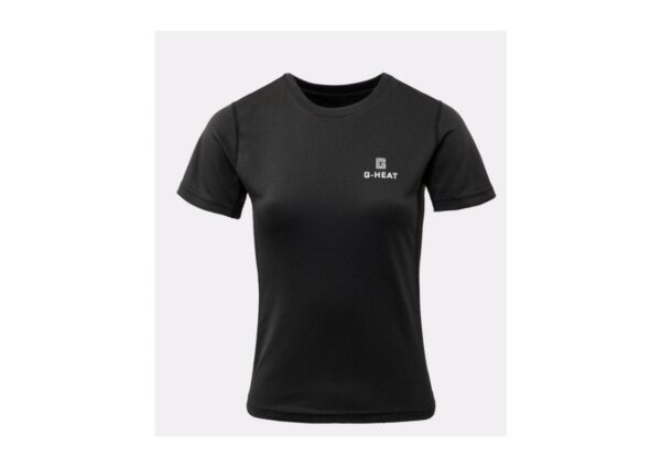 TEE SHIRT FEMME RAFRAICHISSANT NOIR anti UV UPF 50+ - XS/XXL - TAILLE
