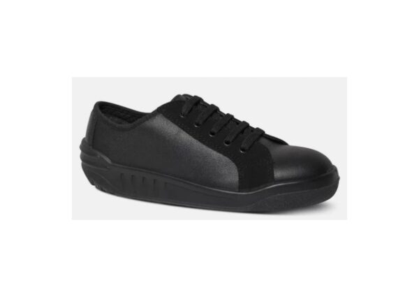CHAUSSURE FEMME JUSTA CUIR -  EN ISO 20345 : 2011 S3 SRC - 36/42 - NOIR