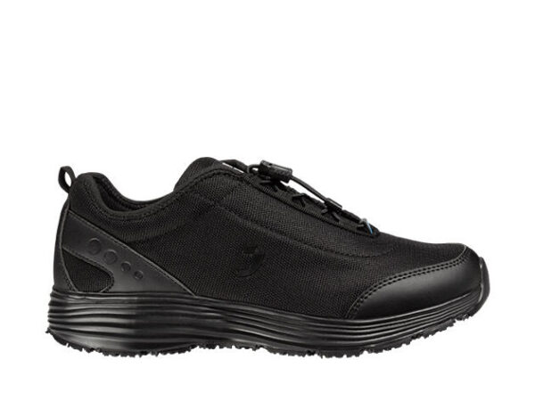 TENNIS FEMME PIED SENSIBLE, PARAMEDICAL/COLLECTIVITES NOIR, ANTIDERAPANT - CE EN ISO 20347 SRA- 35/42
