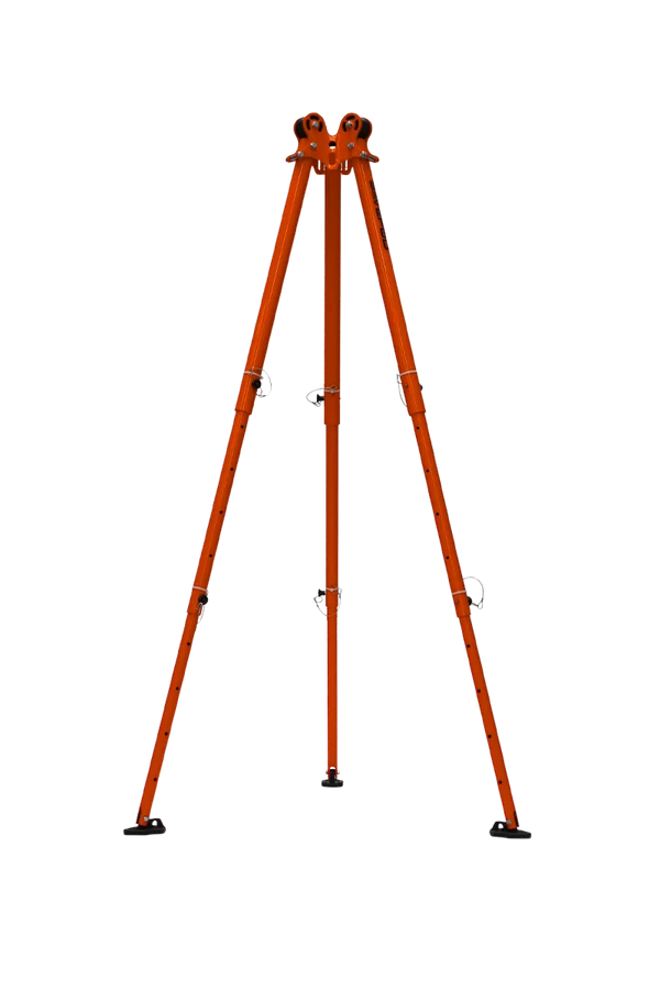 TRÉPIED ALUMINIUM AUTOPORTANT, ULTRA COMPACT, JAMBES TEL A 3 NIV GRAND DÉBATTEMENT, 1,13 M REPLIE, 2,26 M DÉPLOYÉ, 3 POINTS D'ANCRAGE -