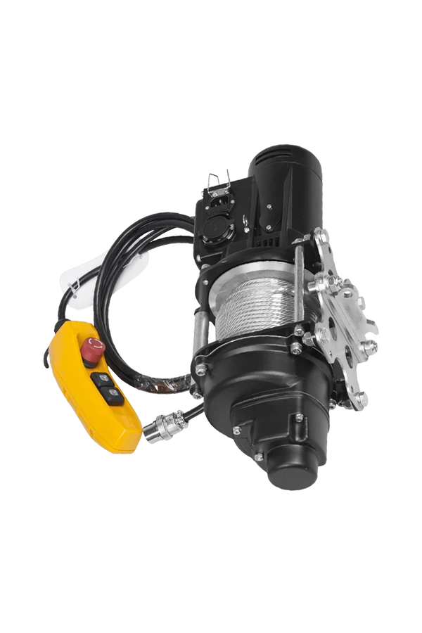 TREUIL DE SÉCURITÉ SUR SECTEUR 230V AC DE SAUVETAGE ET DE LEVAGE AVEC CÂBLE DE 30 M. ADAPTABLE SUR FIXPOD (CATEC).ELECWINCH30- HARNAISPRO -
